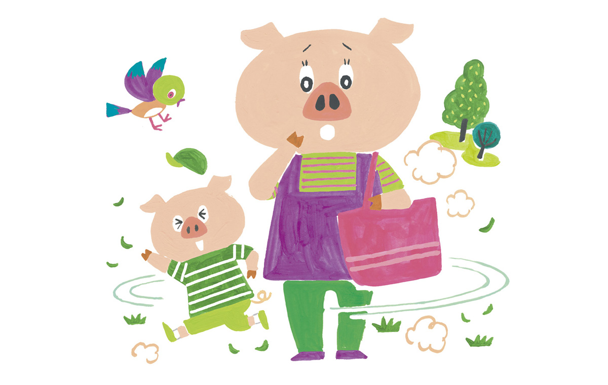 げんき 子育てQ＆A連載イラスト