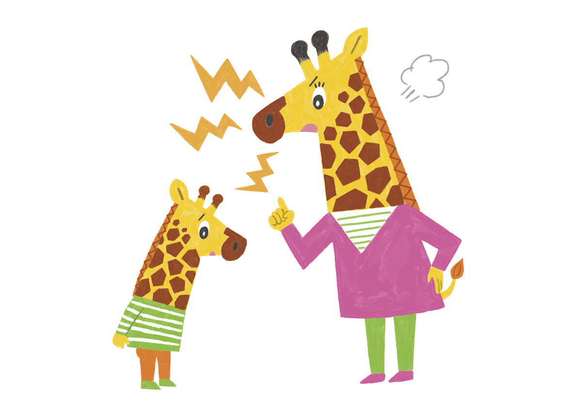 げんき 子育てQ＆A連載イラスト
